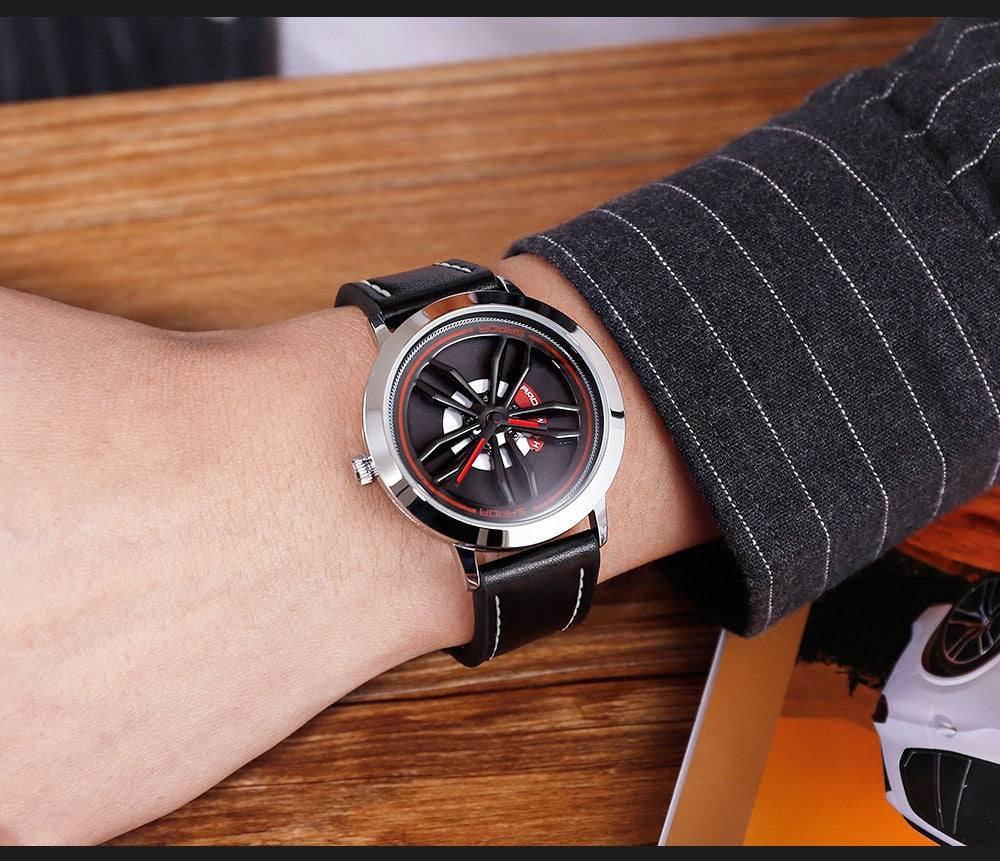 Rotating Car Wheel Wrist Watch for Men - Premium Watches from Dressmycell.com - Just $40.00! Shop now at Dressmycell.com Rotating Car Wheel Wrist Watch for Men - Premium Watches from Dressmycell.com - Just $40.00! Shop now at Dressmycell.com